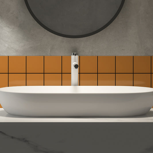 Bano-con-Azulejo-color-naranja-mango