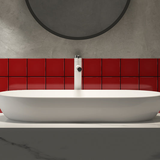 Bano-con-Azulejo-color-rojo