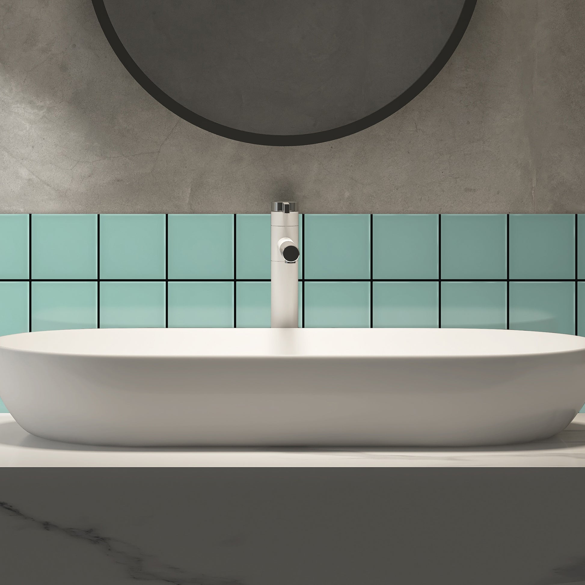 Bano-con-Azulejo-color-verde-aguamarina