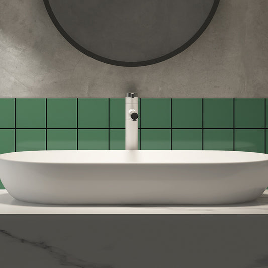 Bano-con-Azulejo-color-verde-mate