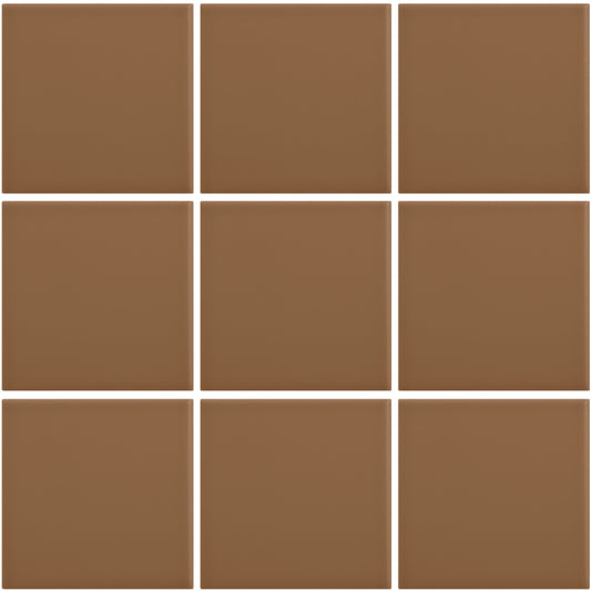 Mosaico-Azulejo-color-marron-caramelo