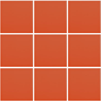 Mosaico-Azulejo-color-naranja-coral