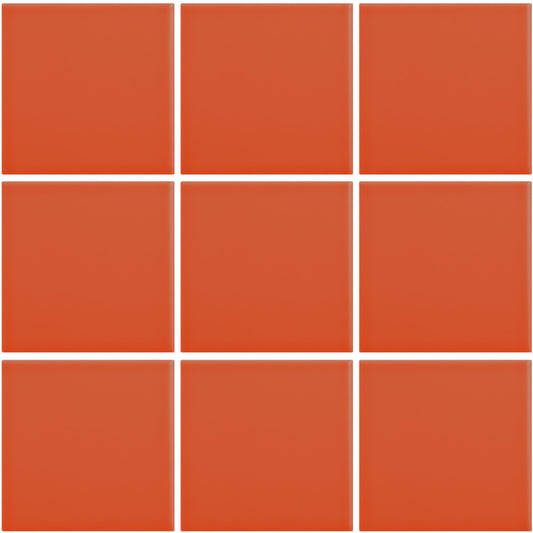Mosaico-Azulejo-color-naranja-coral
