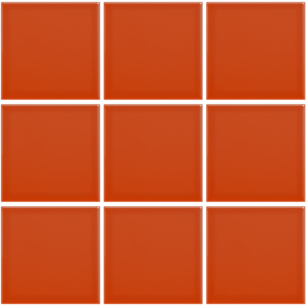 Mosaico-Azulejo-color-naranja-oscuro