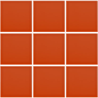 Mosaico-Azulejo-color-naranja-oscuro