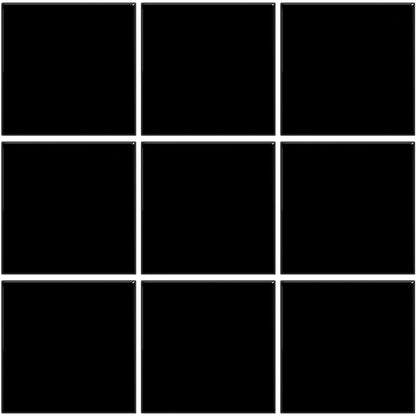 Mosaico-Azulejo-color-negro-brillo