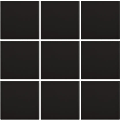 Mosaico-Azulejo-color-negro-mate