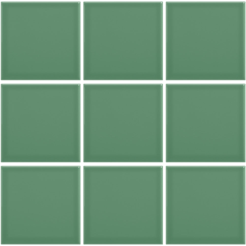 Mosaico-Azulejo-color-verde-oscuro