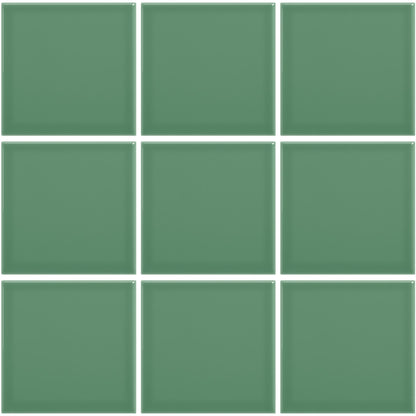 Mosaico-Azulejo-color-verde-oscuro