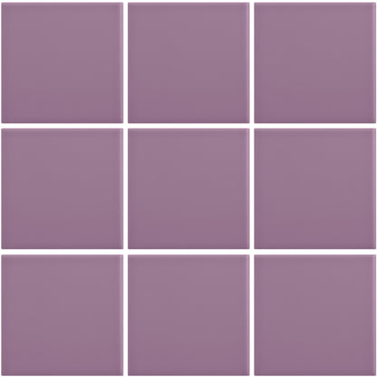 Azulejo 10x10 cm Color Violeta Mate acabado Liso