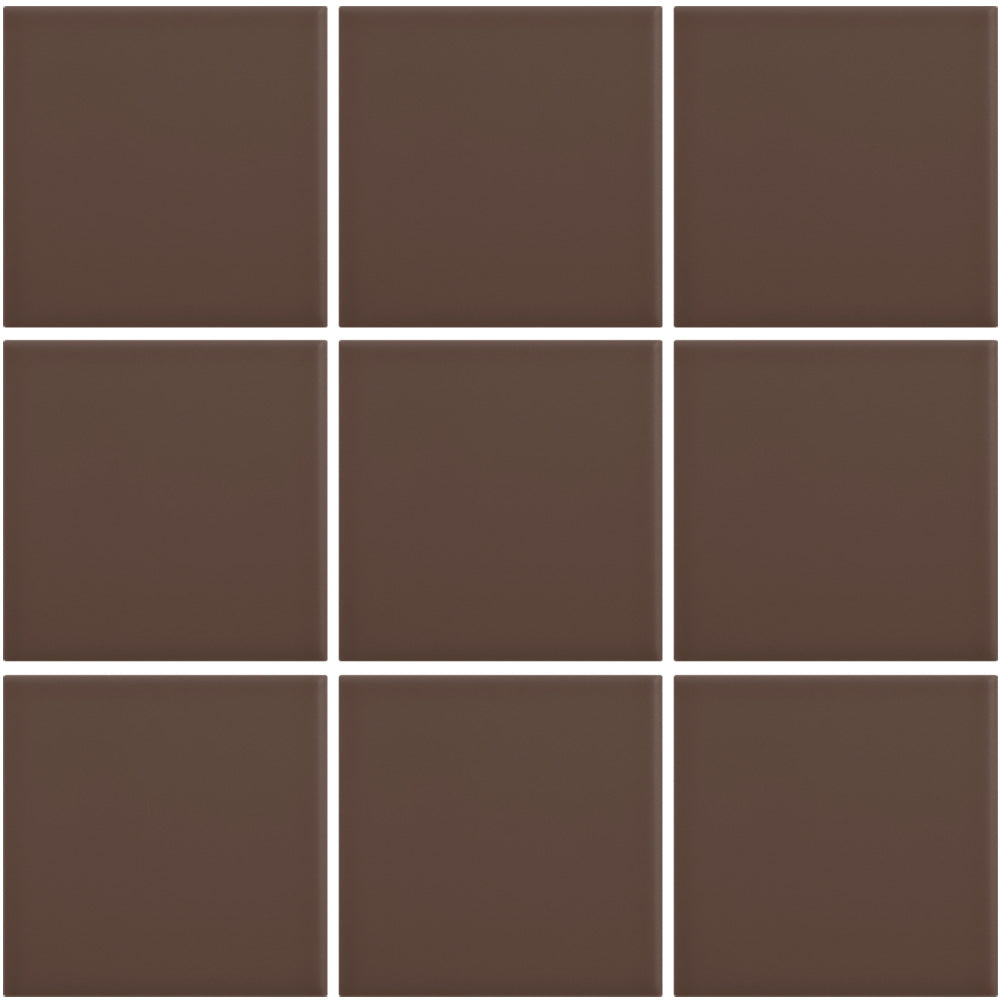 Mosaico-Suelo-color-marron-chocolate