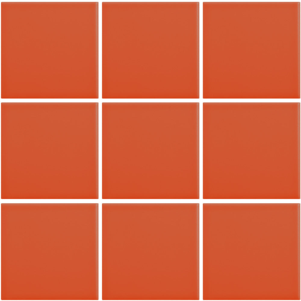 Mosaico-Suelo-color-naranja-coral