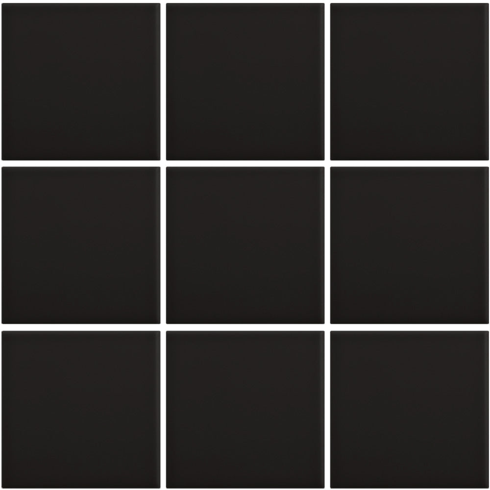 Mosaico-Suelo-color-negro-mate