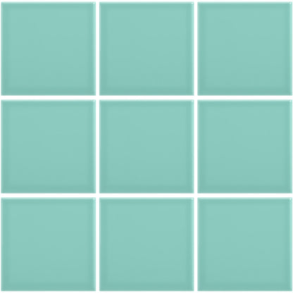 Mosaico-Azulejo-color-verde-aguamarina