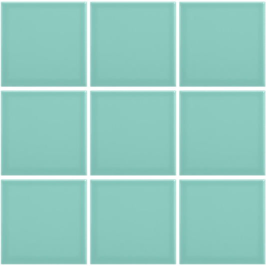 Mosaico-Azulejo-color-verde-aguamarina